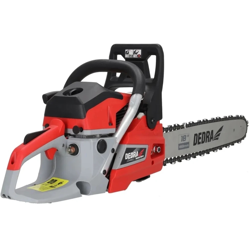Dedra pjūklas Benzininis grandininis pjūklas 2,4 kW 58cc, 16"/40cm + 18"/45cm – 4