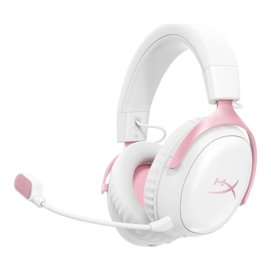 HyperX Cloud III Langaton peli-kuulokemikki Valkoinen-Ruusunpunainen - DG0R2AA