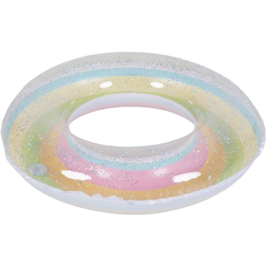 Jilong FLOATING POOL RINGS 90CM RAINBOW GLITTER GREEN 35644 1086941 – 2