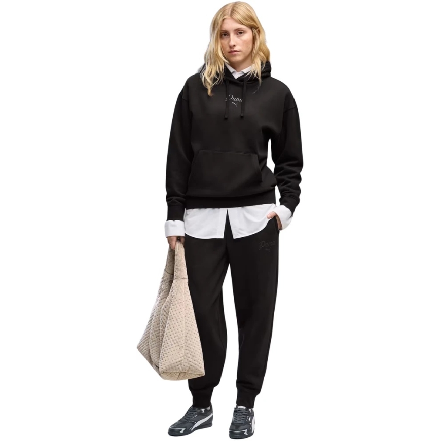 Naisten huppari Puma ESS Script Comfort musta 694136 01 (S) – 4