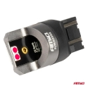 LED spuldzes CANBUS PRO sērija 7443 W21/5W 4x3030 SMD, sarkanas, 12/24V AMIO-03592 LED spuldzes CANBUS PRO sērija 7443 W21/5W 4x3030 SMD, sarkanas, 12/24V AMIO-03592