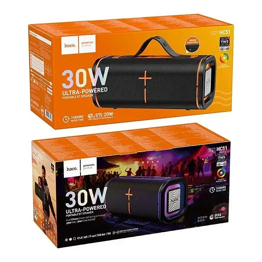 Bluetooth kõlar 30W 5h Hoco HC51 must – 5