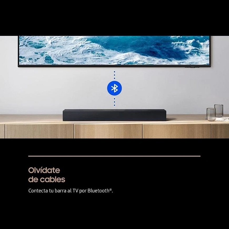 Home Theater System Speaker - Samsung Soundbar HW-B400F EN Multi-Input Connectivity – 2