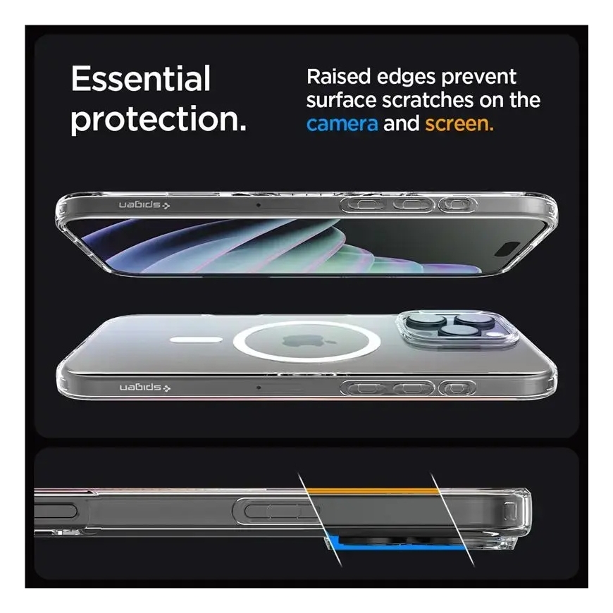 Spigen Crystal Flex MagSafe, caurspīdīgs - iPhone 16 Pro Max – 2