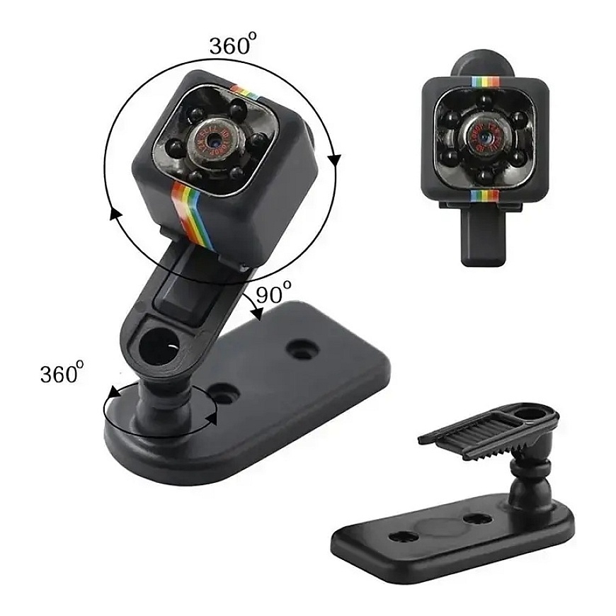 Webcam Mini Full HD B4-SQ11 1080P Raudona – 4