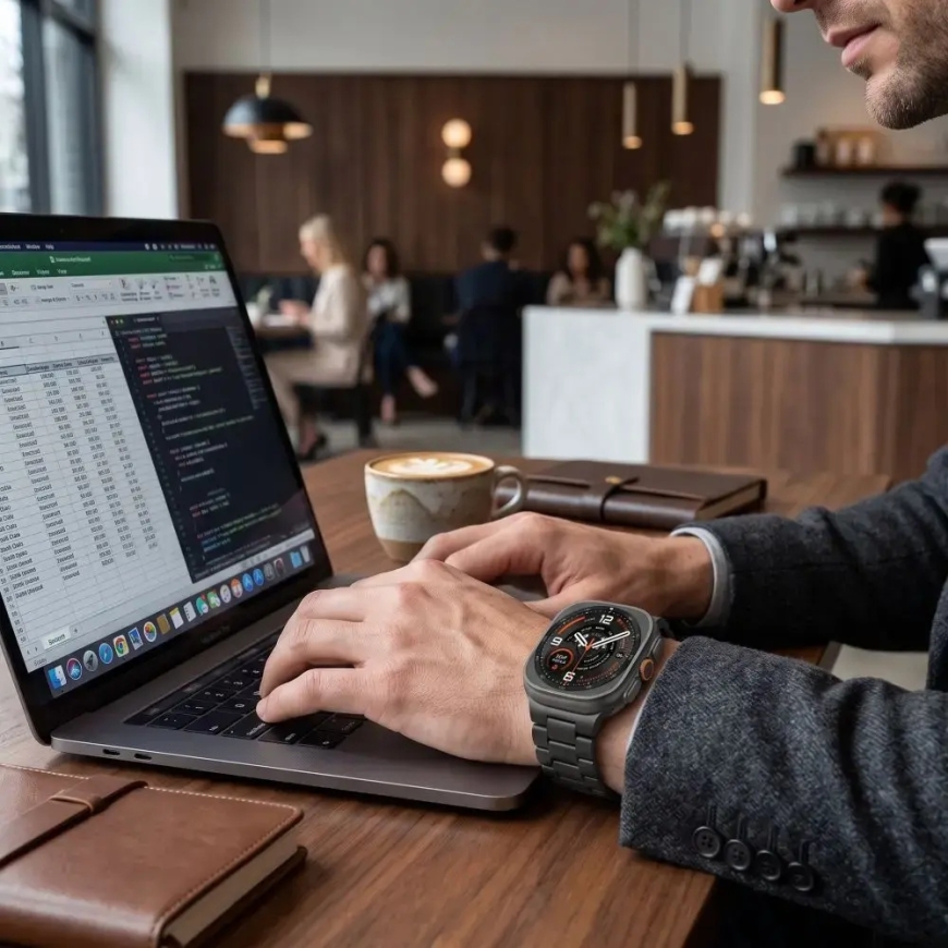 TECH-PROTECT NERŪDIJANTIS SAMSUNG GALAXY WATCH ULTRA 1 / 2 2024-2026 (47 MM) JUODAS – 3