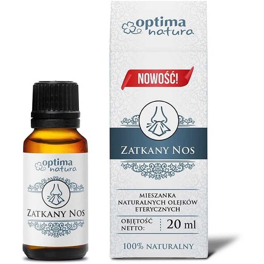 Optima Natura Blocked Nose natural essential oil blend 20 ml
