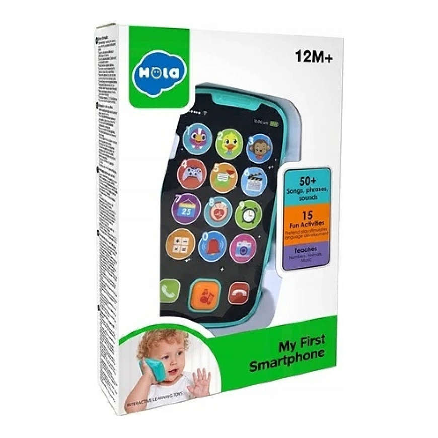 HOLA IŠMANUSIS TELEFONAS KŪDIKIUI Rožinis HOLA – 2