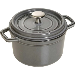 STAUB LA COCOTTE Apaļš čuguna pods 1.2 l, grafīts