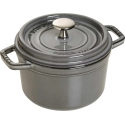 STAUB LA COCOTTE Круглая чугунная кастрюля 1.2 л, графит