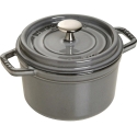 STAUB LA COCOTTE Pyöreä valurautapata 1.2 l, grafiitti