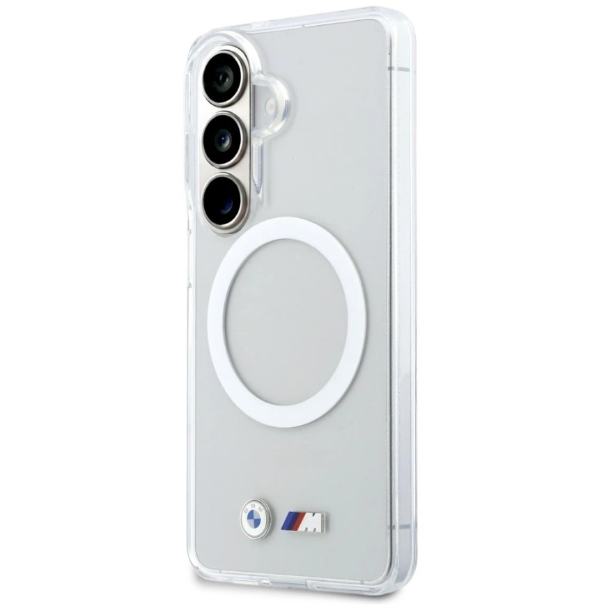 BMW M IML Metal Logo magnētiskais pārklājs Samsung Galaxy S26, caurspīdīgs – 5