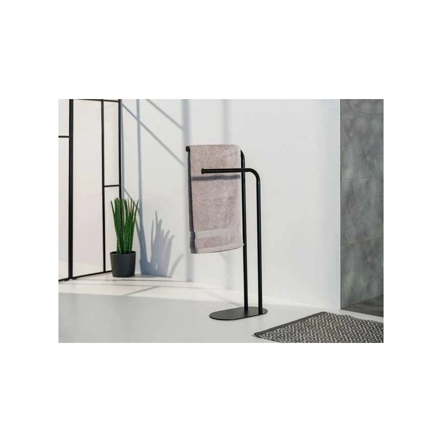 Wenko Levante metāla dvieļu turētājs, augstums 79 cm – 2