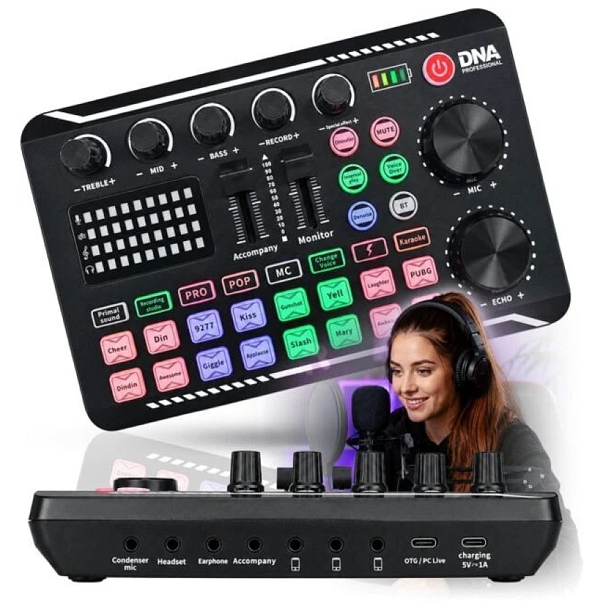 DNA Pārnēsājamā ārējā skaņas karte ME-STUDIO CARD