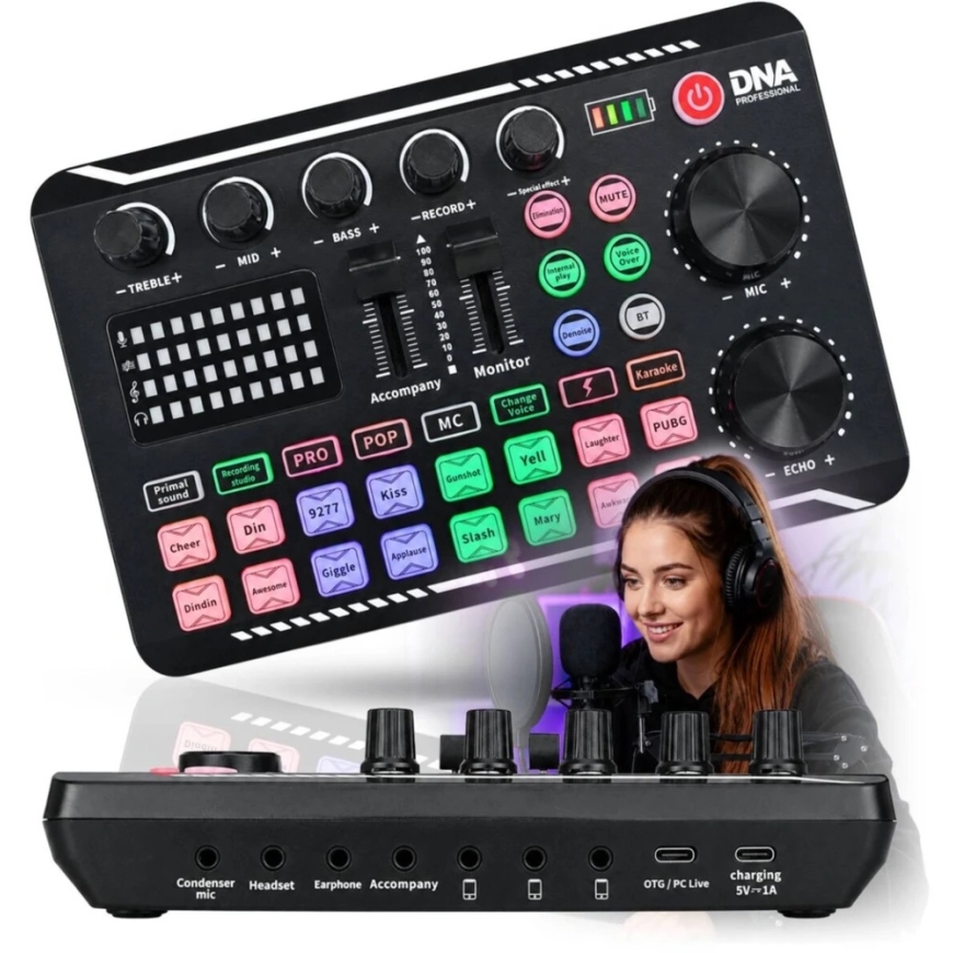 DNA Portable External Sound Card ME-STUDIO CARD – 2