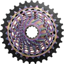SRAM XG-1290 E1 Rainbow 12 pavarų, 10-33z E1 kasetė SRAM XG-1290 E1 Rainbow 12 pavarų, 10-33z E1 kasetė