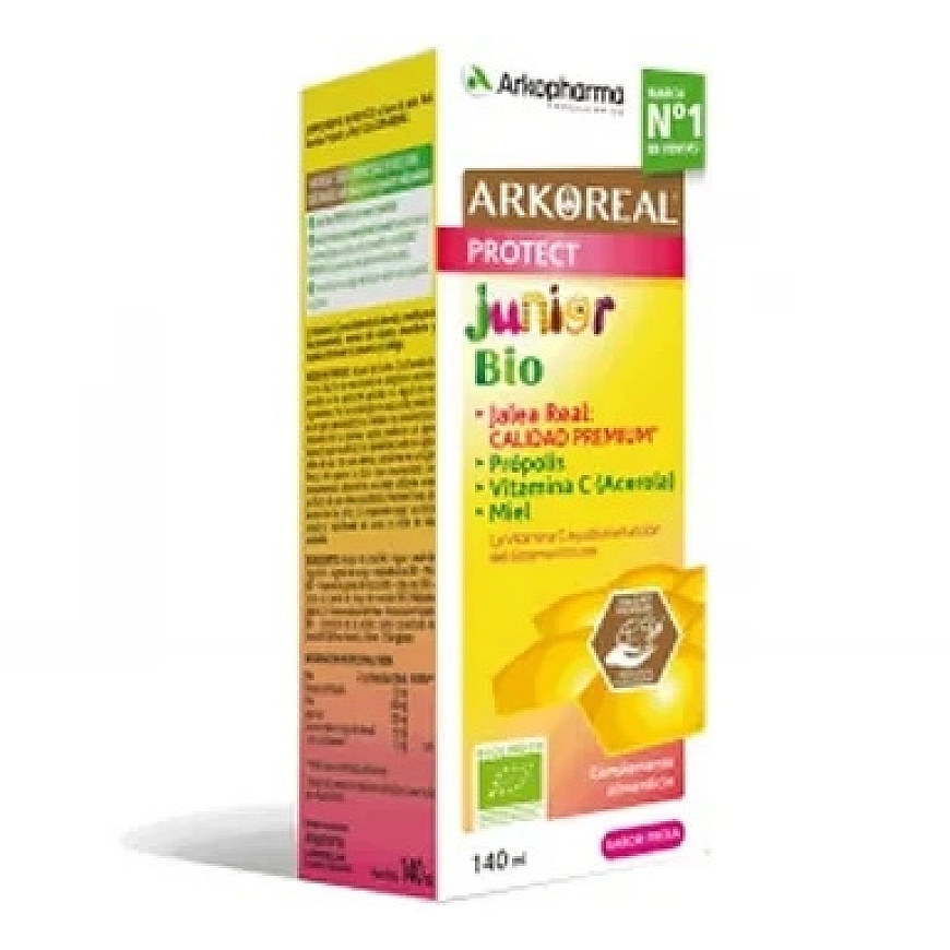 Arkopharma Arkoreal Protect Junior braškių sirupas 140ml