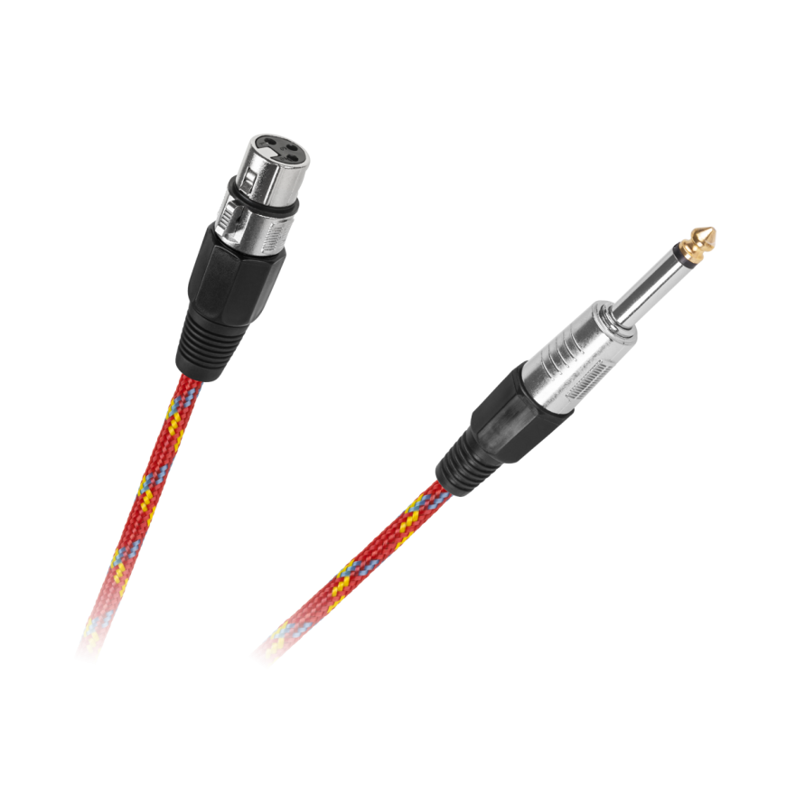 LP Oem Mikrofono kabelis CANON lizdas-JACK 6.3 mm 3 m