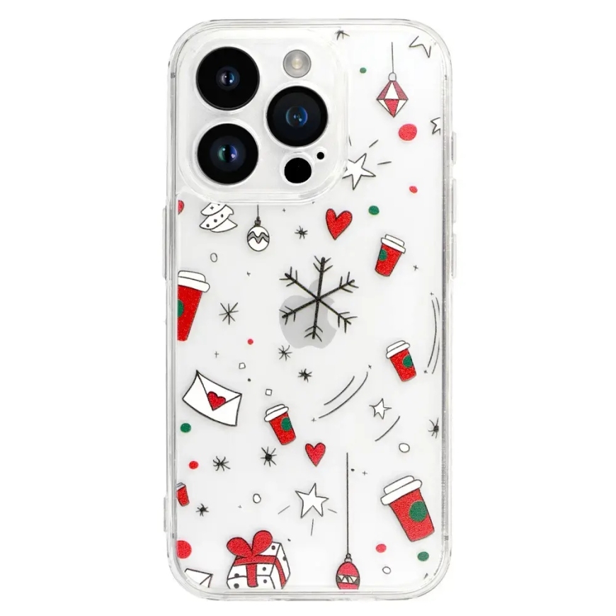 TEL PROTECT Christmas чехол для телефона iPhone 16 Pro Max прозрачный (дизайн 3) – 2