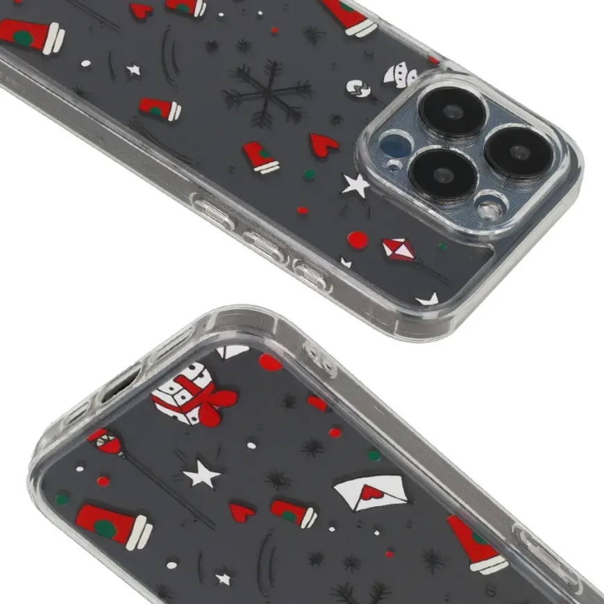 TEL PROTECT Christmas telefono dėklas iPhone 16 Pro Max clear (dizainas 3) – 4