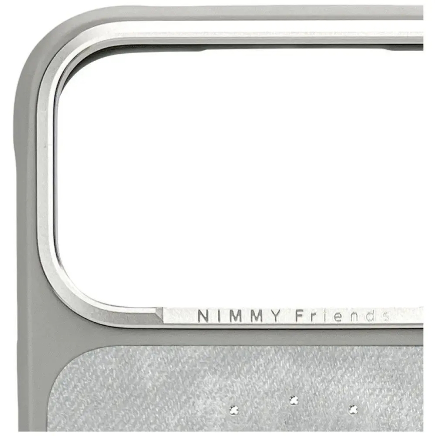 NIMMY-kuori LUCKY FASHION KISSA MagSafe-yhteensopiva IPHONE 18 Pro/17 Pro harmaa