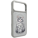 NIMMY case LUCKY FASHION CAT compatible with MagSafe for IPHONE 18 Pro/17 Pro grey NIMMY case LUCKY FASHION CAT compatible with MagSafe for IPHONE 18 Pro/17 Pro grey