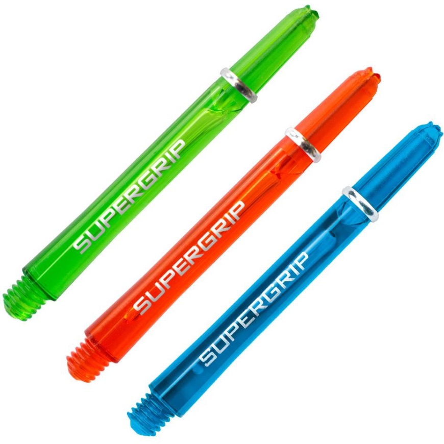 "Darts shafts HARROWS SUPERGRIP COLOUR tri pack Medium 3x3"