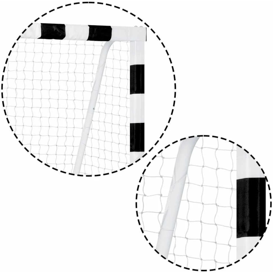 Neo-Sport Jalkamaalit 300 x 200 x 90 cm NS-465 musta ja valkoista – 2