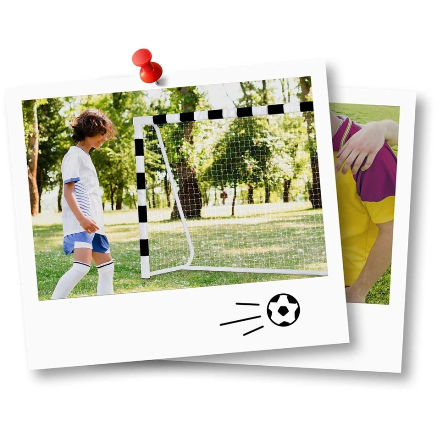 Neo-Sport Futbola vārti 300 x 200 x 90 cm NS-465 melnbalti – 3