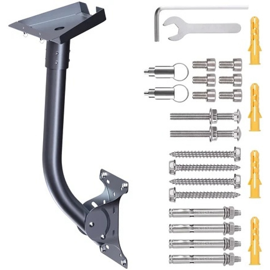 Spacetronik SSM11 facade mount, designed for Starlink Gen. 3, steel, graphite color
