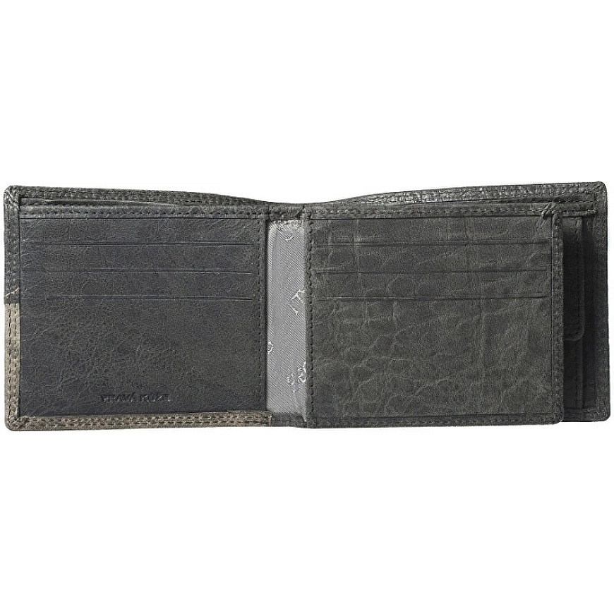 Segali Men's Leather Wallet 1301K lunar black – 4