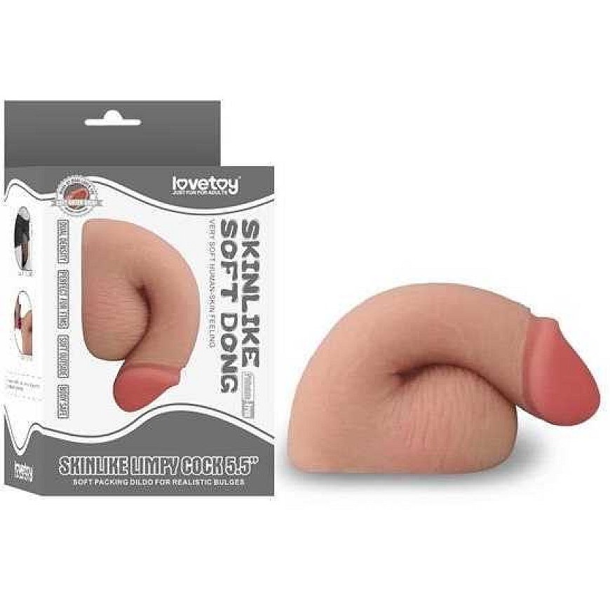 Гибкий, реалистичный дильдо для пениса Lovetoy 13,9 см
