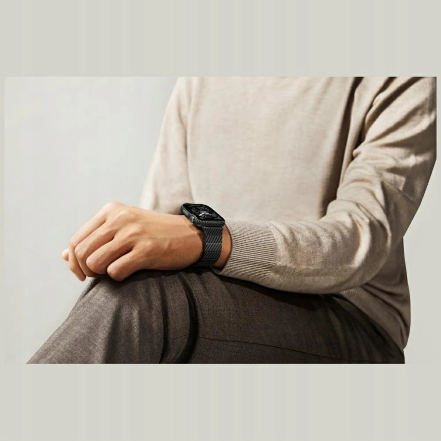 PITAKA Air-kotelo Watch 10 / 11 (42 mm) musta ja harmaa – 3
