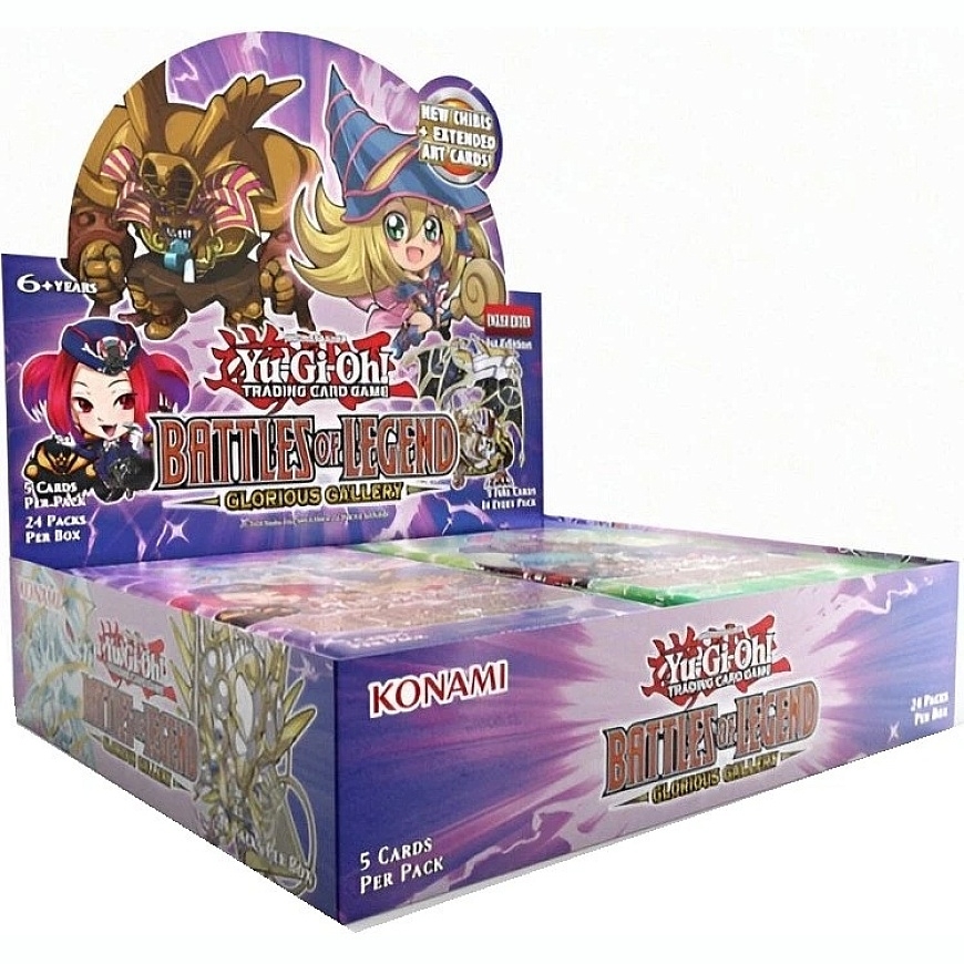 Konami Tcg Yu-Gi-Oh! TCG - Leģendu cīņa: Slavenā galerija booster ekrāns (24 iepakojumi) – 2