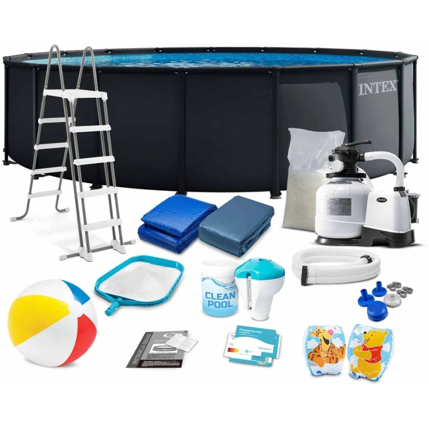 Садовый бассейн с каркасом 549 x 132 см 18 в 1 INTEX 26330ND
