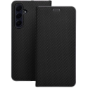 Oem Luna "Book Carbon" case with flap for "Samsung S26 FE", black