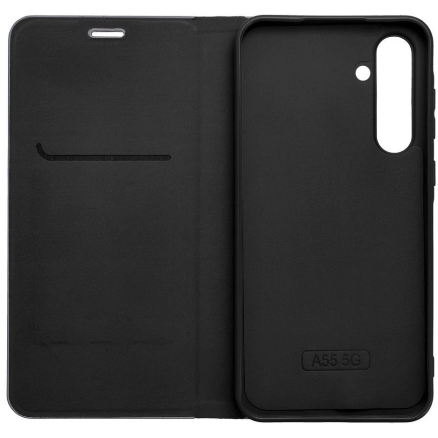Oem Luna "Book Carbon" case with flap for "Samsung S26 FE", black – 3