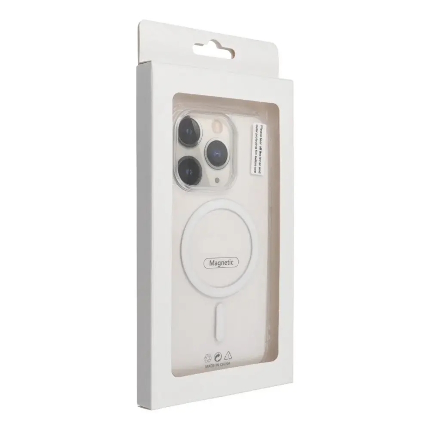 Drop Glue Colorful Ring phone case with MagSafe support for iPhone 12 Mini white – 4
