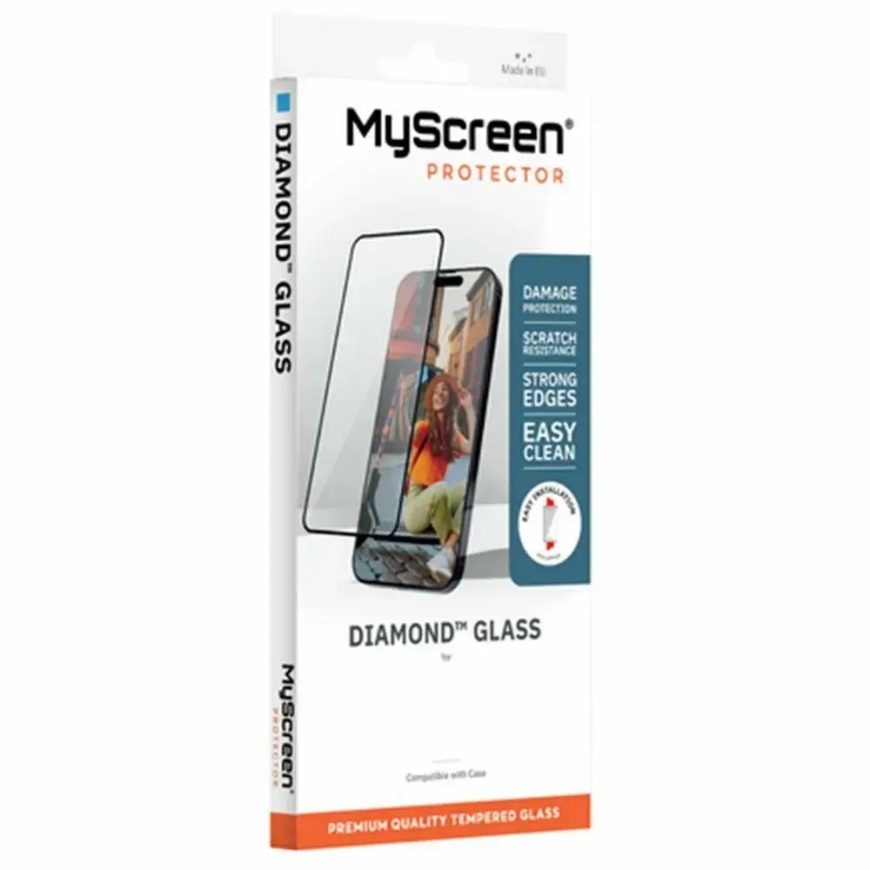 MyScreen Diamond Glass New aizsargstikls telefona ekrānam iPhone 16