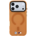 BMW M IML Frosted Metal Logo & Trims MagSafe-kuori iPhone 17 Pro / 18 Pro:lle – Oranssi BMW M IML Frosted Metal Logo & Trims MagSafe-kuori iPhone 17 Pro / 18 Pro:lle – Oranssi