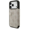Guess 4G Metal Logo raamatutüüpi telefoni ümbris iPhone 18 Pro | iPhone 17 Pro roosa Guess 4G Metal Logo raamatutüüpi telefoni ümbris iPhone 18 Pro | iPhone 17 Pro roosa