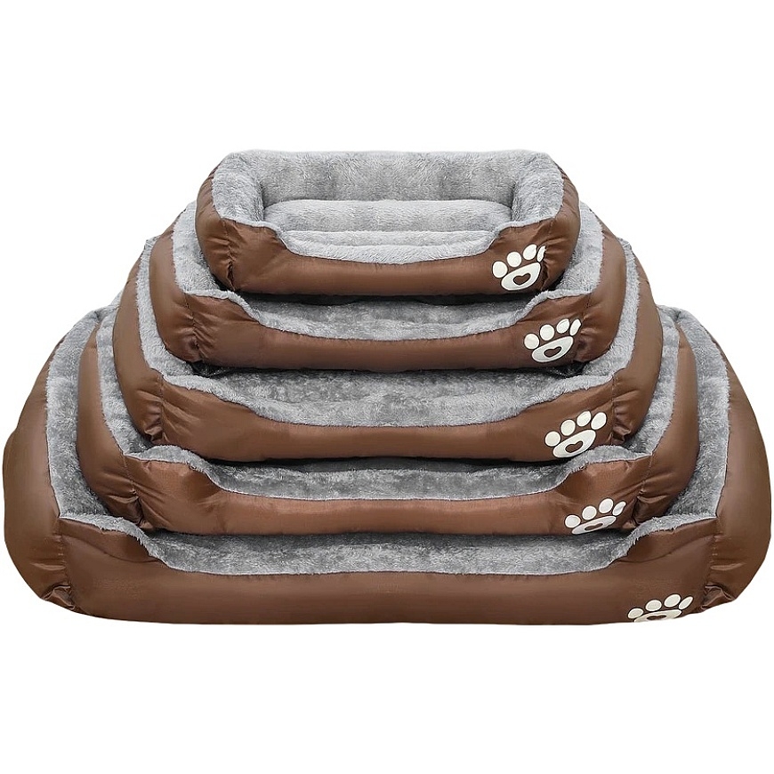 Guolis šunims ir katėms Rebel Animals RA-1102-L, 80x65x17cm, pilkos/rudos spalvos – 3