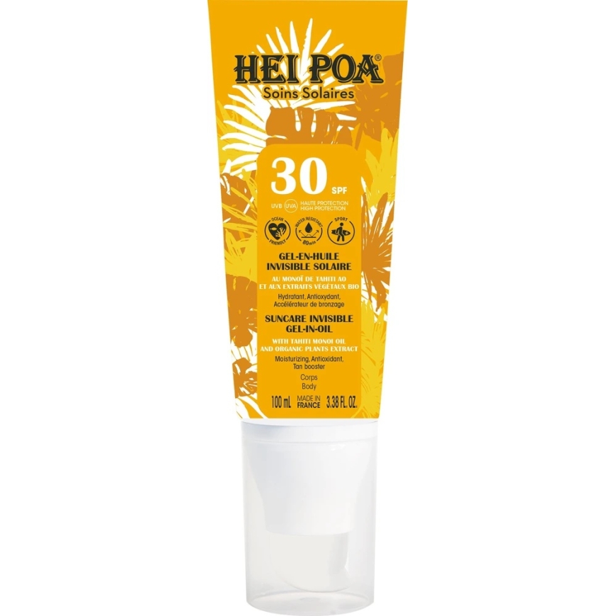 Hei Poa Suncare Apsauga nuo saulės Sunscreen Gel SPF 30, 100 ml