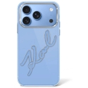Karl Lagerfeld IML Big Signature metal frame case for iPhone 17 Pro / 18 Pro - Blue Karl Lagerfeld IML Big Signature metal frame case for iPhone 17 Pro / 18 Pro - Blue