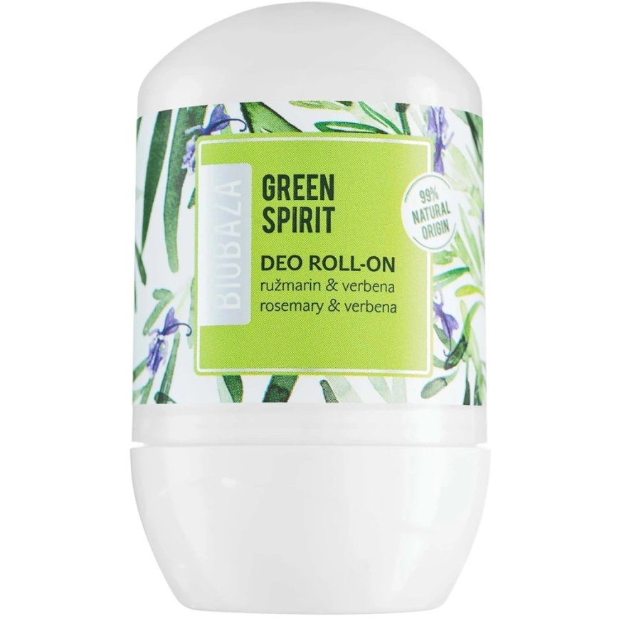 Biobaza Vihreä Henki luonnollisten ainesosien virkistävä roll-on-deodorantti naisille, 50 ml – 2