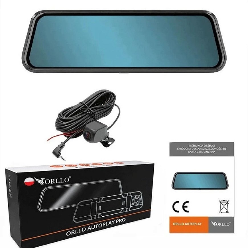 ORLLO Autoplay PRO 4K GPS WiFi Front and Rear Car Dash Cam – 4