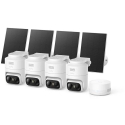 "Anker eufy C37 solar-powered outdoor camera (4 pcs + HomeBase Mini device), 2K, white" "Anker eufy C37 solar-powered outdoor camera (4 pcs + HomeBase Mini device), 2K, white"