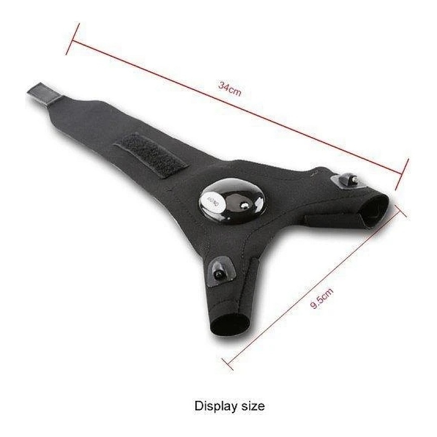 Oem Pirštinė su LED žibintuvėliu - vandeniui atspari pirštinė - neslidi – 2