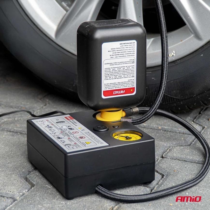 Tire Repair Kit with Compressor 19 mm 12 V amio-04929 – 3