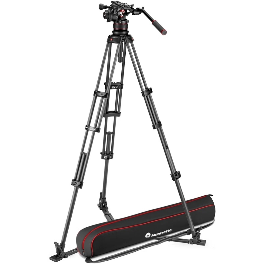 Stand - Manfrotto Twin Carbon 612 Kit Lightweight Carbon Fiber Black